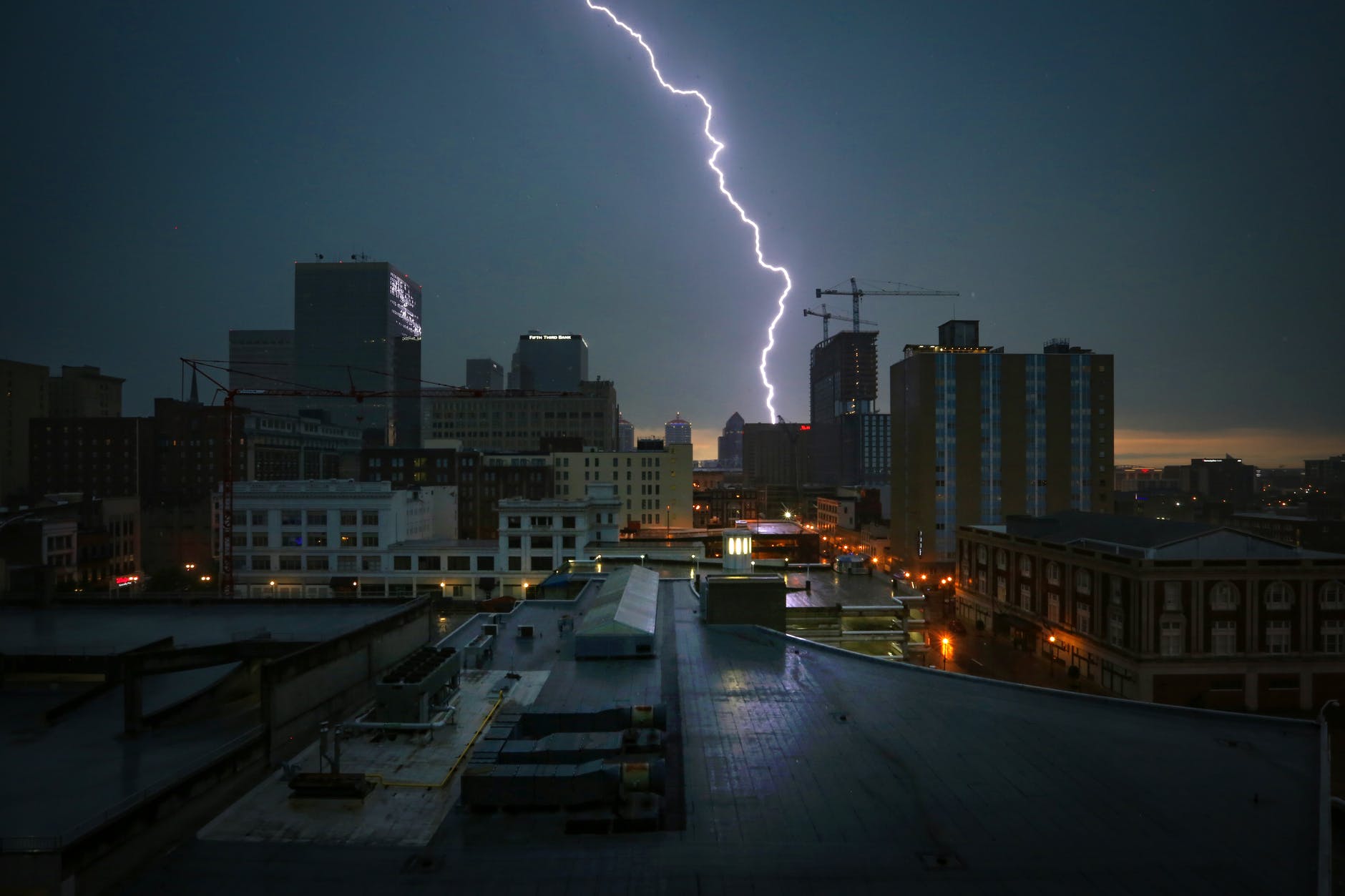 photo of a lightning strike